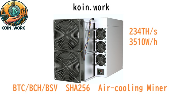 Antminer S21 Pro 234TH/s ASICマイニングマシン