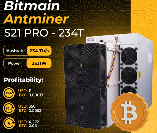 Antminer S21 Pro 234TH/s > Bitmain | koin.work Antminer S21 Pro 234TH/s > Bitmain | koin.work